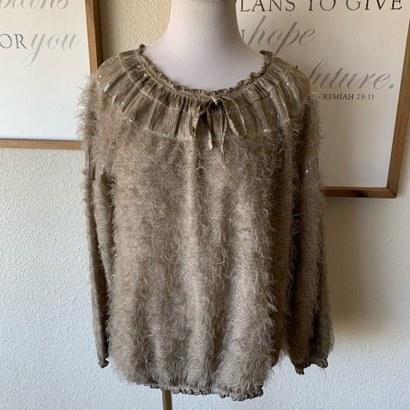 made in italy Sweaters Made In Italy Sweater Womens Knit Sequenced